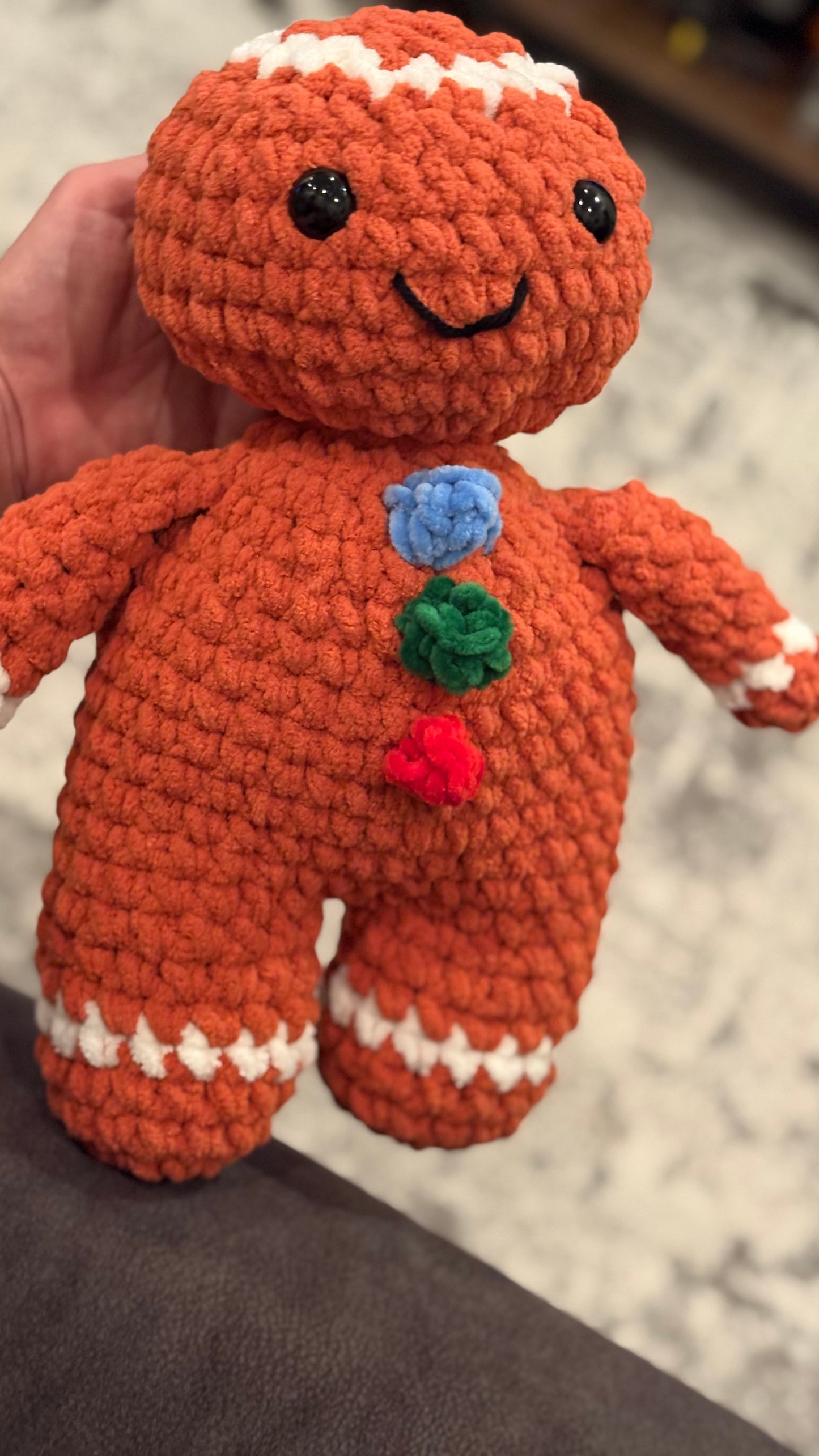 PDF-PATTERN GINGERBREAD MAN | For sale | CHRISTMAS GIFT | Birthday gift | Valentine gift | Toys | Room decor | Crochet animal | Amigurumi |Gift for kids |Pattern | gift