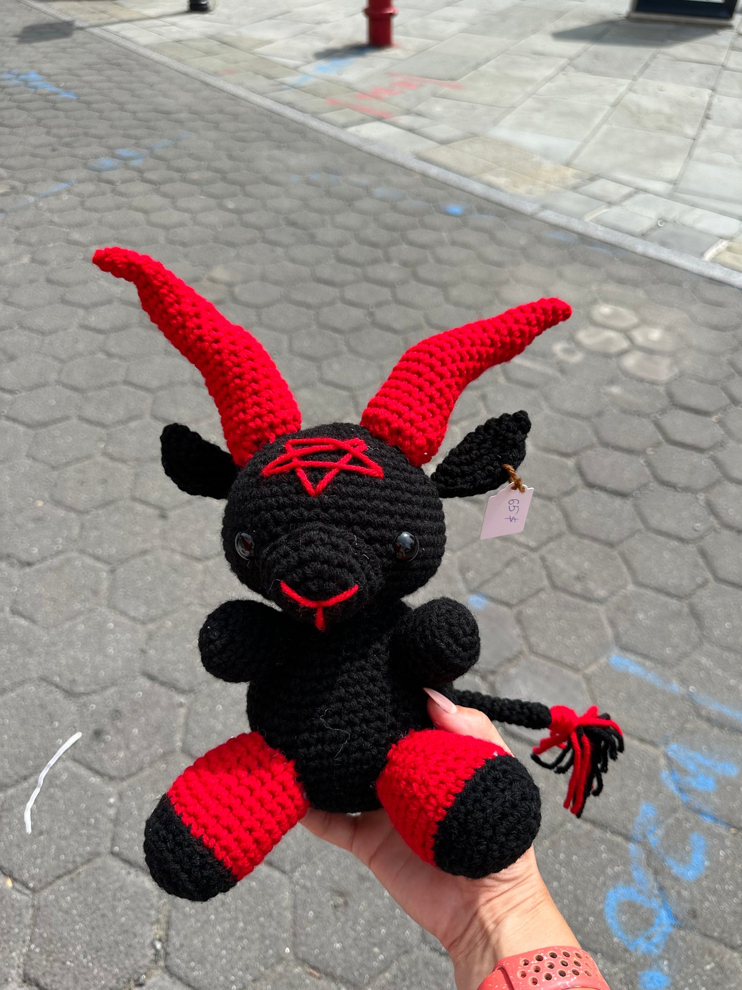 Baphomet | For sale | Birthday gift | Valentine gift | Baby toys | Room decor | Crochet animal | Amigurumi | pattern | animal | anime