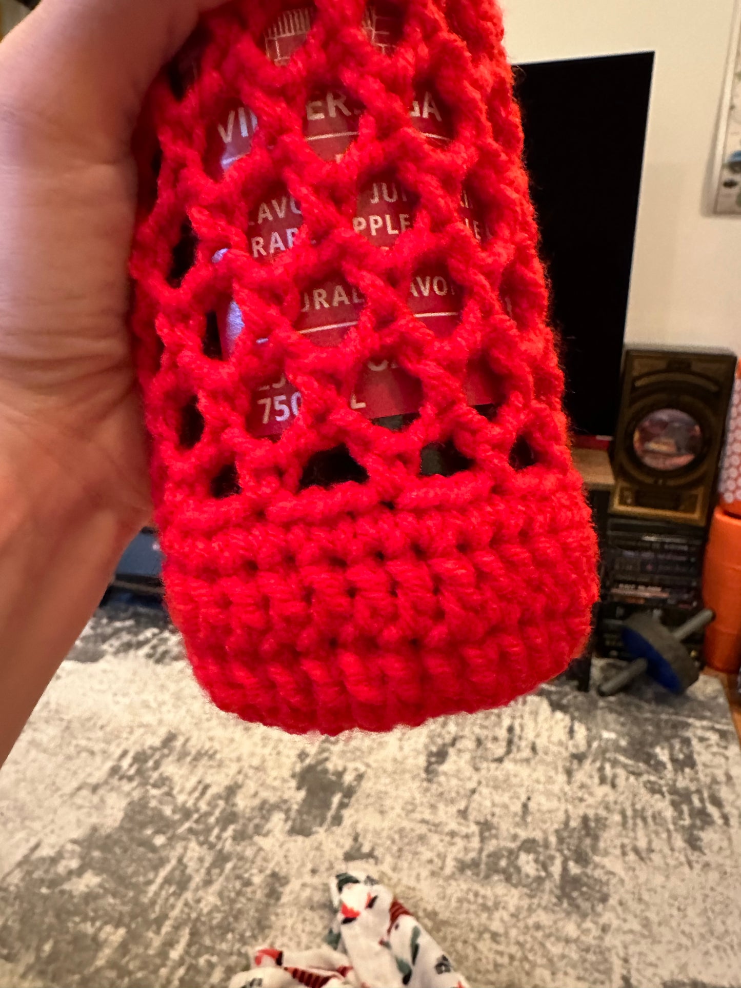 Wine holder | gift | for sale | decor | crochet | knitting