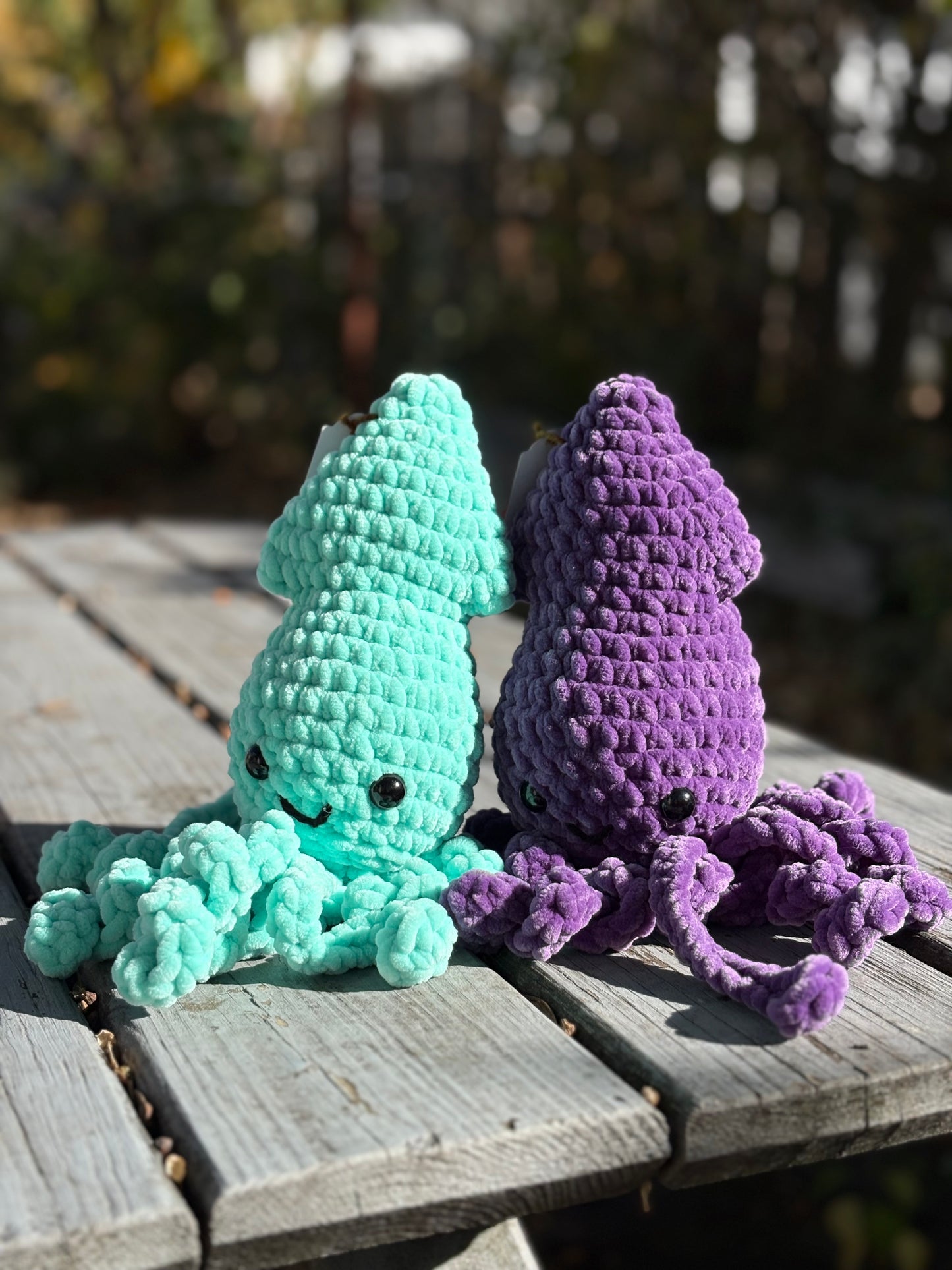 PDF-PATTERN SQUID | For sale | Birthday gift | Valentine gift | Toys | Room decor | Crochet animal | Amigurumi |Gift for kids |Pattern | gift