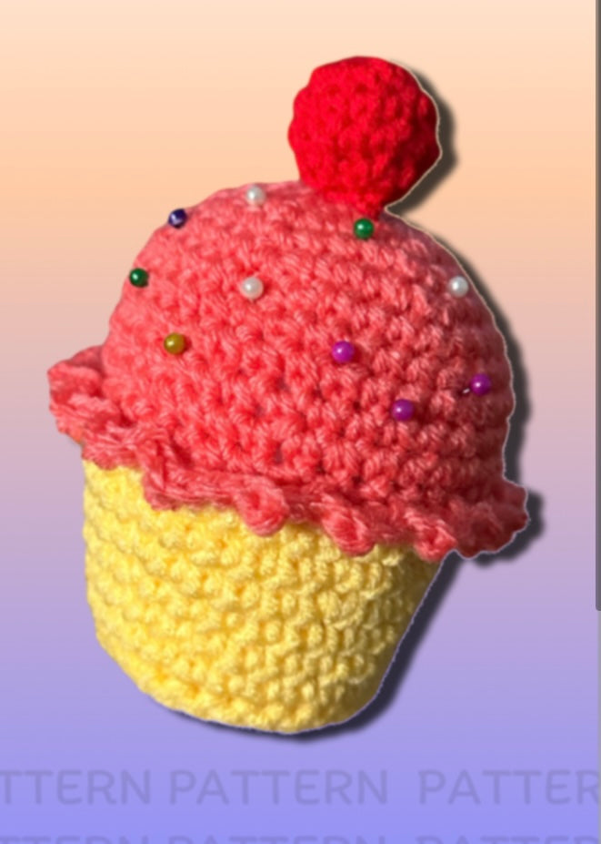 PDF-PATTERN PIN CAKE | For sale | Birthday gift | Valentine gift | Toys | Room decor | Crochet animal | Amigurumi |Gift for kids |Pattern | gift