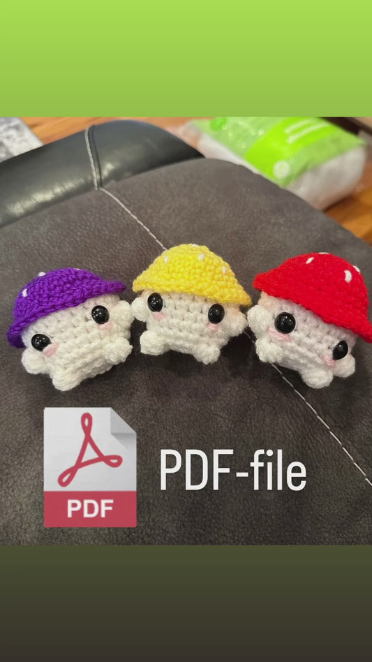 PDF-PATTERN MUSHIE BOY | For sale | Birthday gift | Valentine gift | Toys | Room decor | Crochet animal | Amigurumi |Gift for kids |Pattern | gift