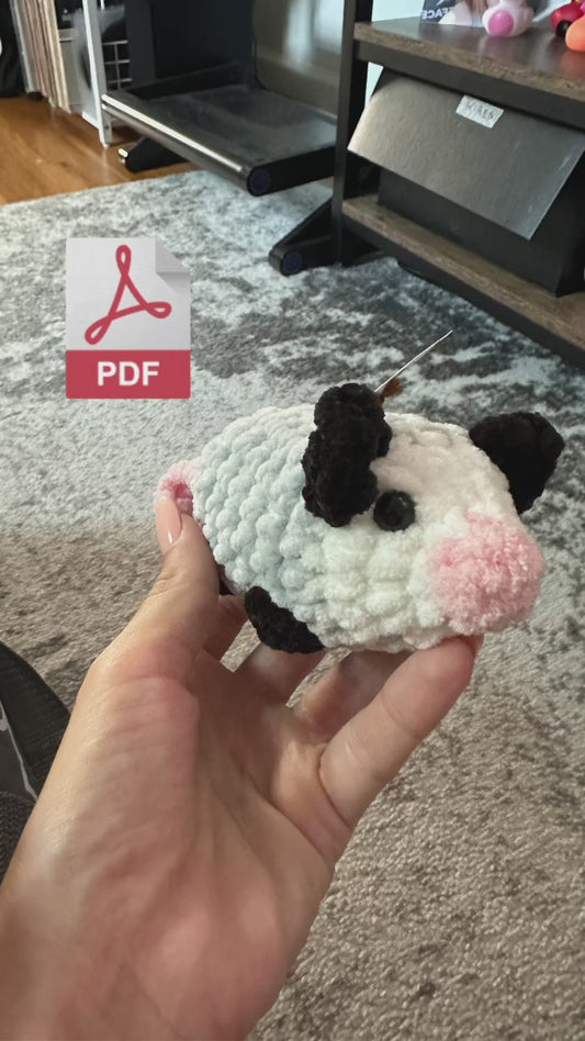 PDF-PATTERN Opossum | For sale | Birthday gift | Valentine gift | Toys | Room decor | Crochet animal | Amigurumi |Gift for kids |Pattern | gift